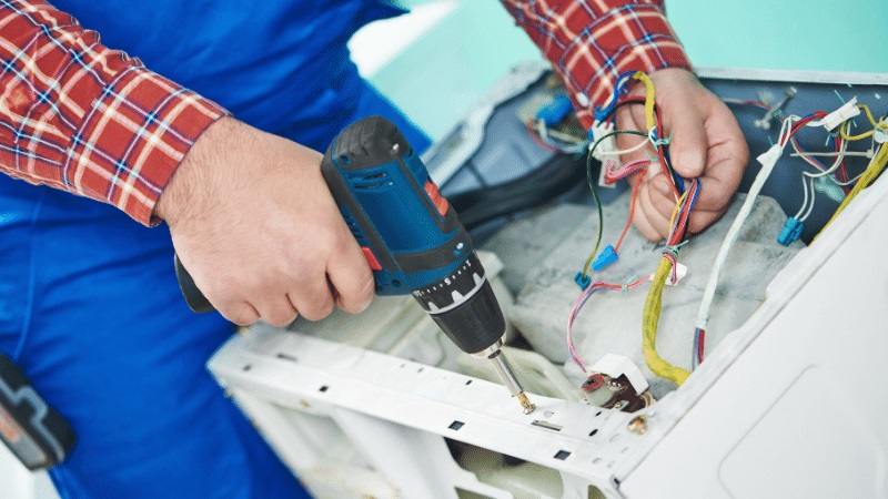 Şereflikoçhisar Beko Beko çamaşır makinesi kart tamiri – Su almama arızası orijinal parça ile giderildi. - Teknik servis örneği
